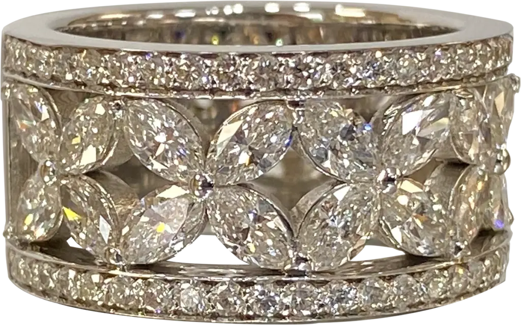 Custom diamond ring